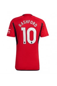 Fotbalové Dres Manchester United Marcus Rashford #10 Domácí Oblečení 2023-24 Krátký Rukáv